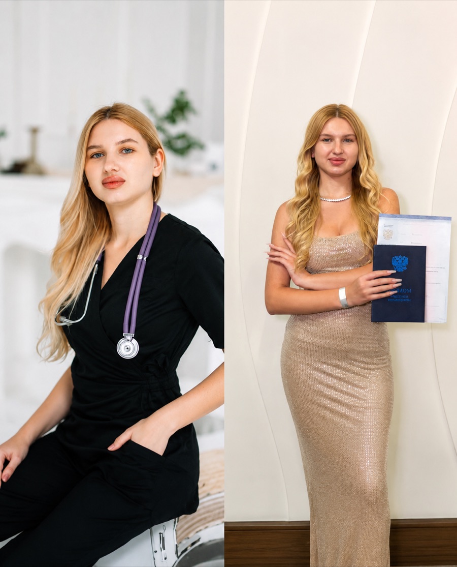 Doctor Elizaveta obtained a Beauty Therapist licence in Dubai and passed Prometric on her first attempt